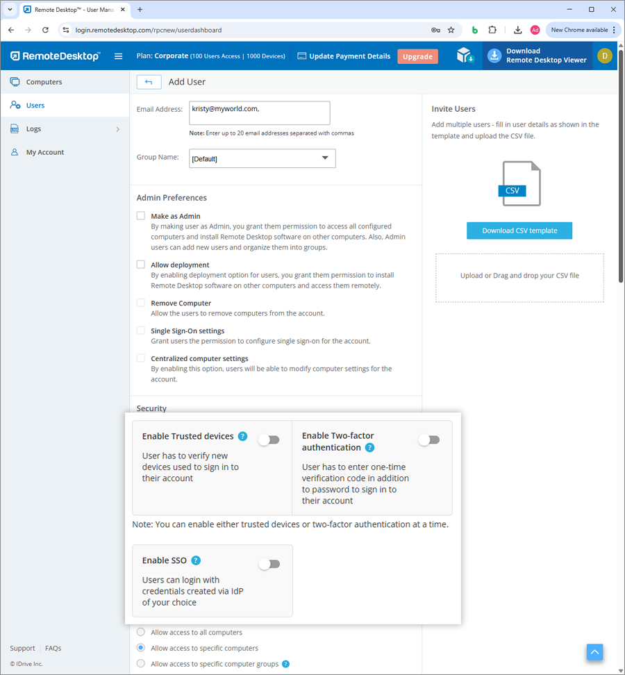 Remote Desktop